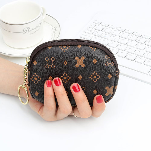 女士短款钱包小零钱包女硬币包拉链新款迷你简约零钱袋女式手拿包 - 图0