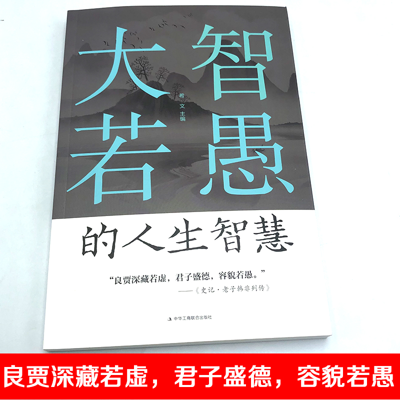 正版 大智若愚的人生智慧 大智在心，不露锋芒；虚怀若谷 人生智慧书籍 - 图0