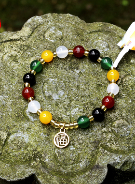 佛言佛语菩提玛瑙新款佛珠手串