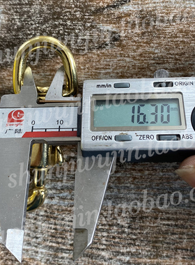黄铜钩扣 宠物马具圆底铜扣 手工箱包皮具钩扣 内宽16mm 结实耐用