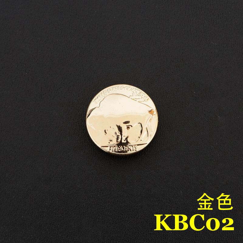 顺记五金 KBC02水牛5分装饰扣财布扣硬币扣皮具装饰扣-图1