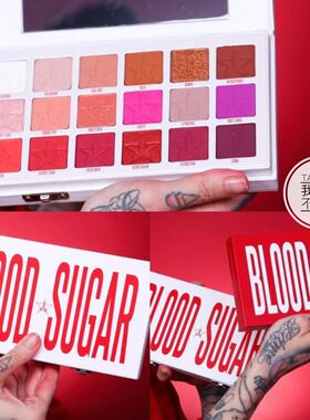 红粉色系JeffreeStar眼影盘