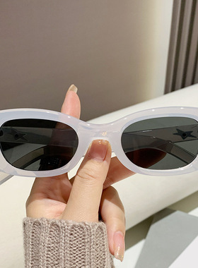 复古y2k欧美风GM墨镜太阳镜女潮2024新款韩版方圆脸高级感显脸小