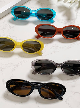 墨镜女小框高级感防晒防紫外线太阳眼镜网红街拍欧美开车太阳镜潮