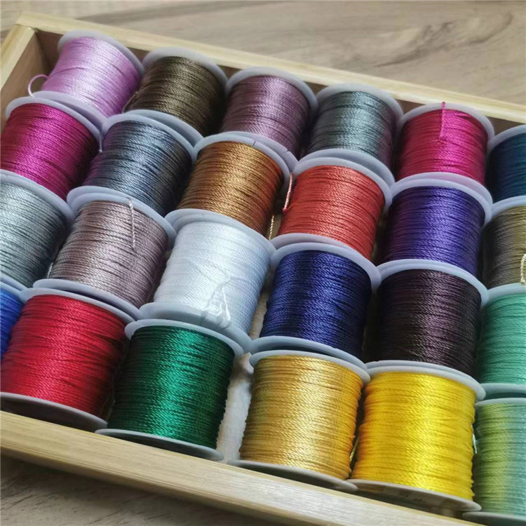 【18股小卷】CS股线纯色分装线新手DIY手工编织高强涤纶线30米2 - 图2