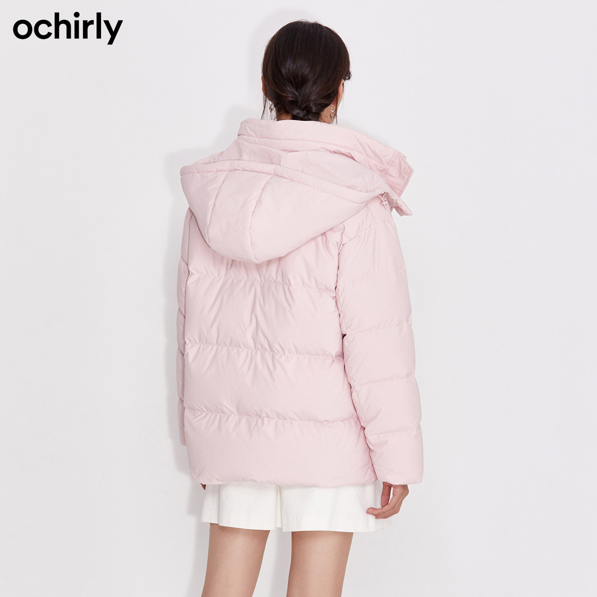 2件9折欧时力2021简约 ochirly羽绒服