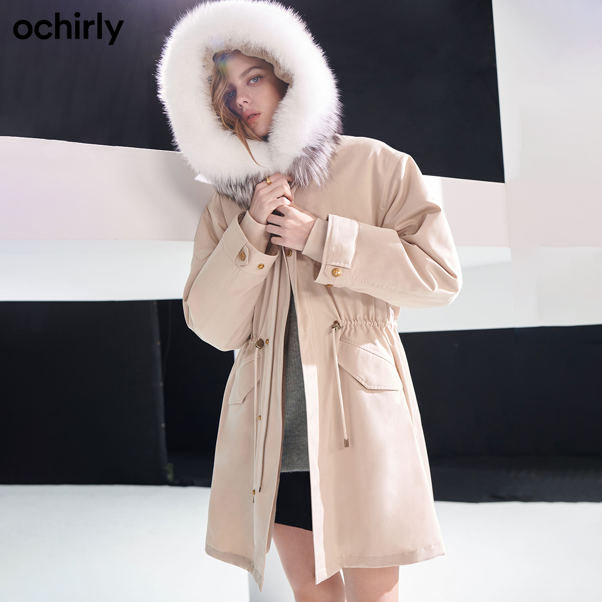 ochirly欧时力2021新款冬装内胆女 ochirly棉衣/棉服