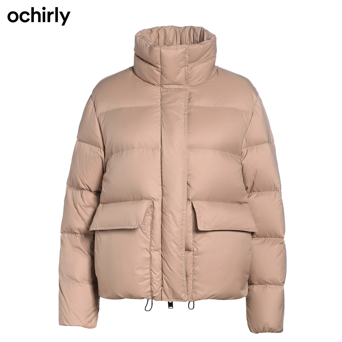 【3件8折】欧时力秋冬新品立领宽松 ochirly羽绒服