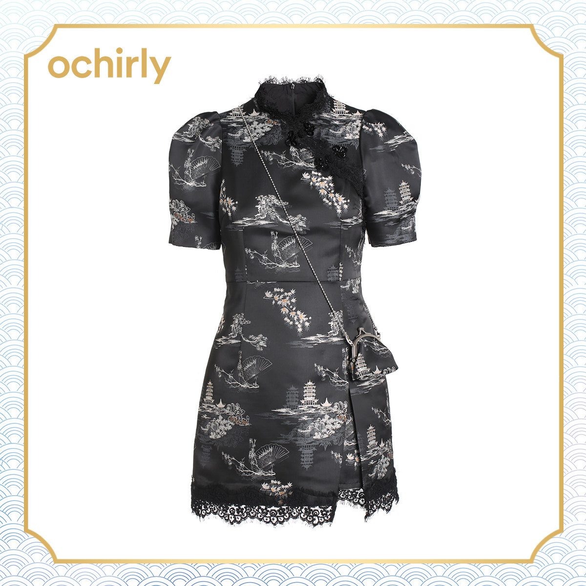 2件9折baby同款国风欧时力连衣裙 ochirly旗袍