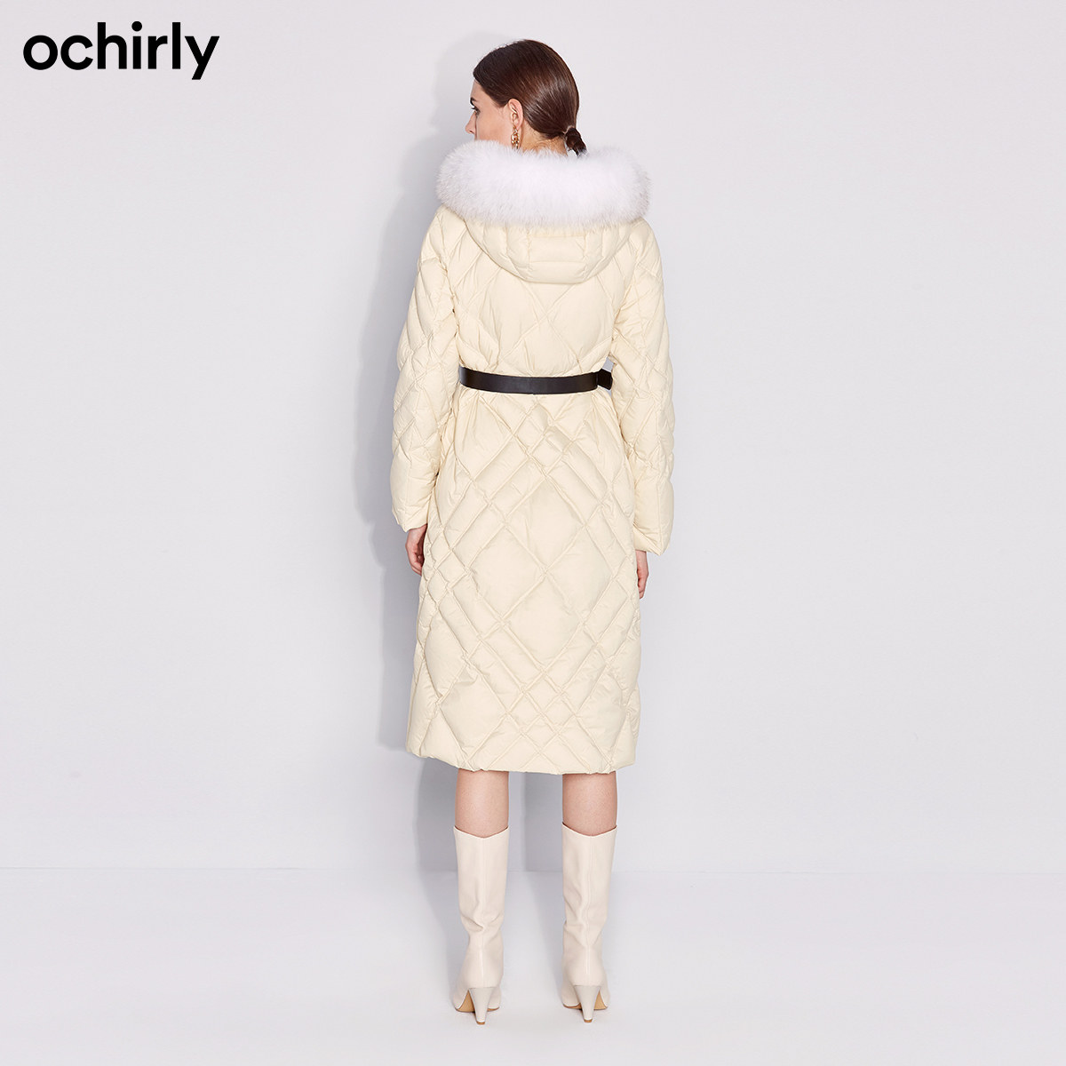 【提前加购】欧时力新款配毛领羽绒服 ochirly羽绒服