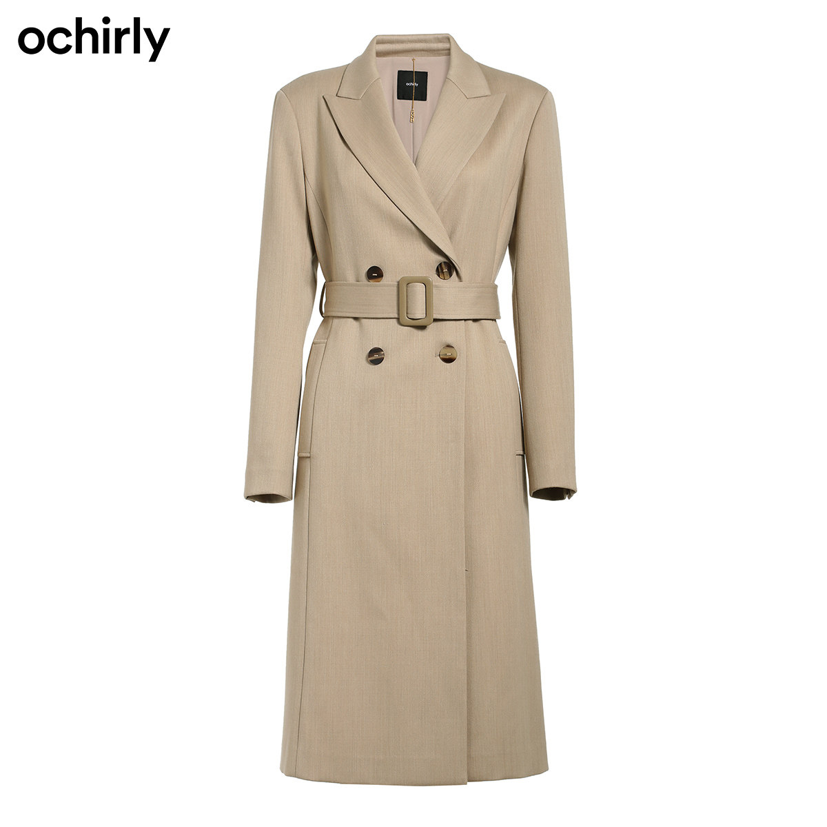 黑标系列欧时力2021新款春装女风衣 ochirly风衣