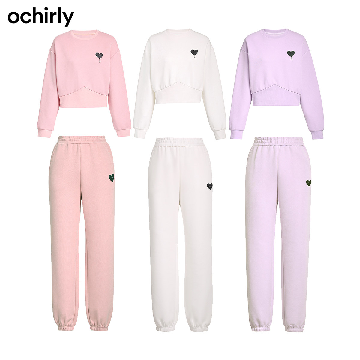 【直降】欧时力长袖卫裤套装女卫衣 ochirly时尚套装
