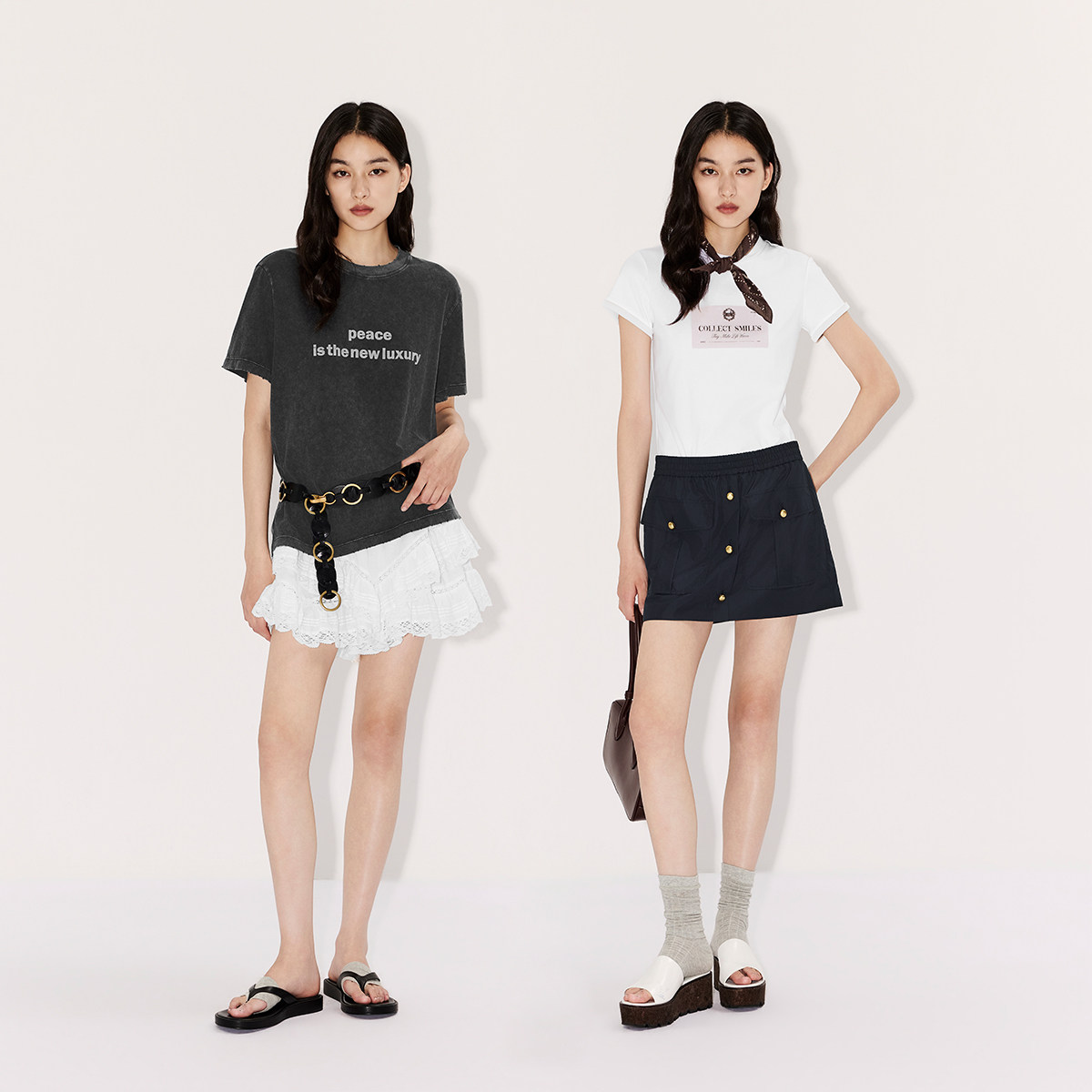[新品]OCHIRLY欧时力T恤女印花休闲