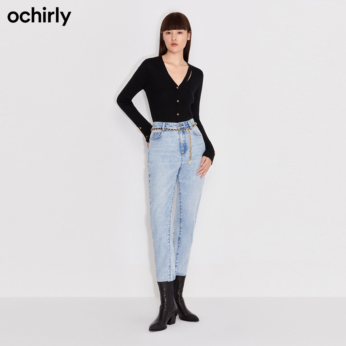 ochirly欧时力2021新款秋冬毛衣 ochirly毛针织衫