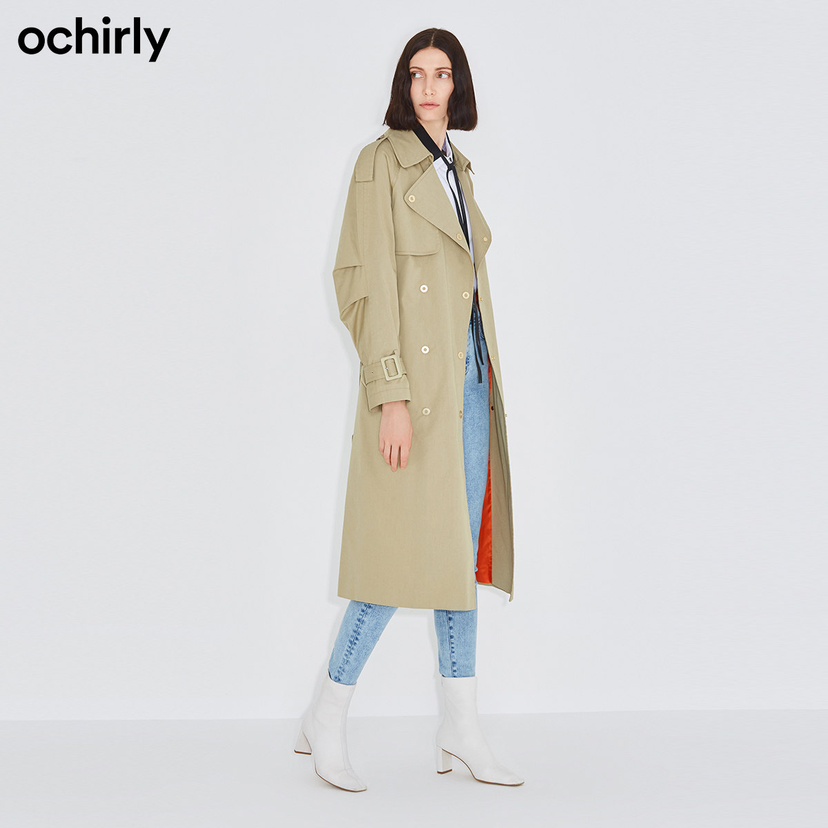 【提前加购】欧时力2021双排扣 ochirly风衣