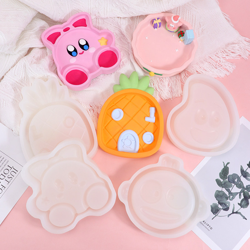 Aromatherapy plaster mold easy release silicone mold