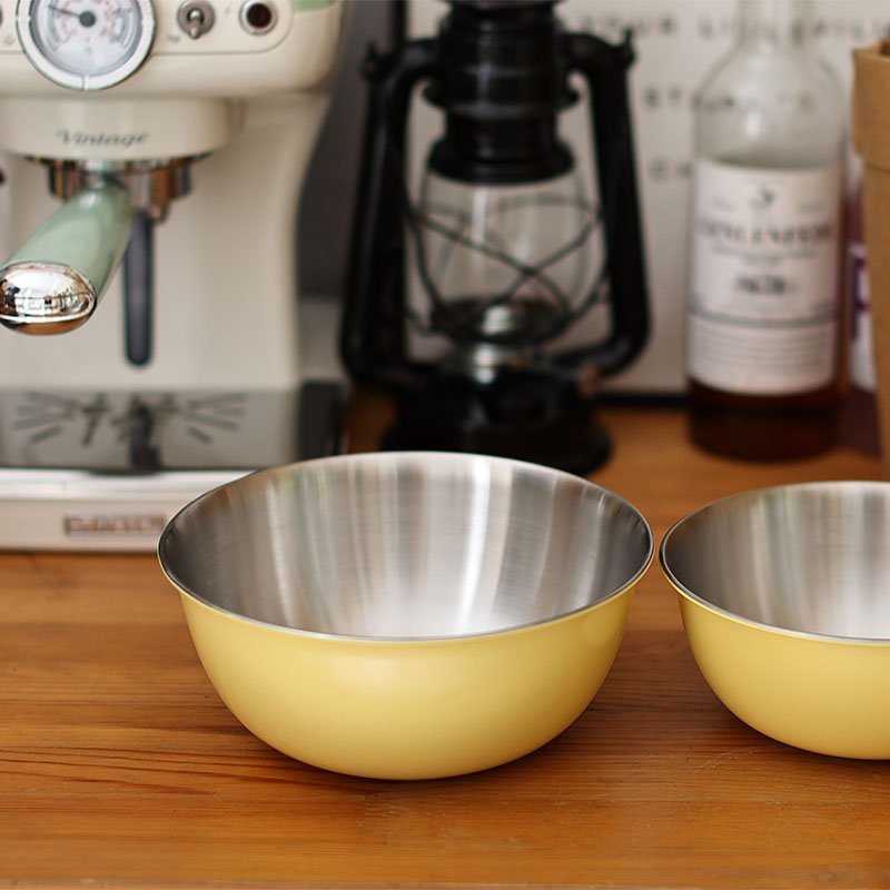 韩式不锈钢冷面碗泡面碗沙拉碗 颜值高拍照出片 可做打蛋盆料理盆