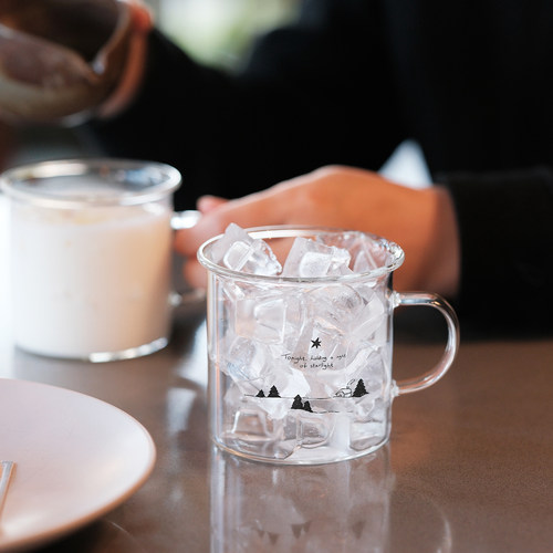 握一杯星光｜原创耐高温玻璃杯牛奶咖啡杯饮料果汁杯水杯泡茶杯 - 图1