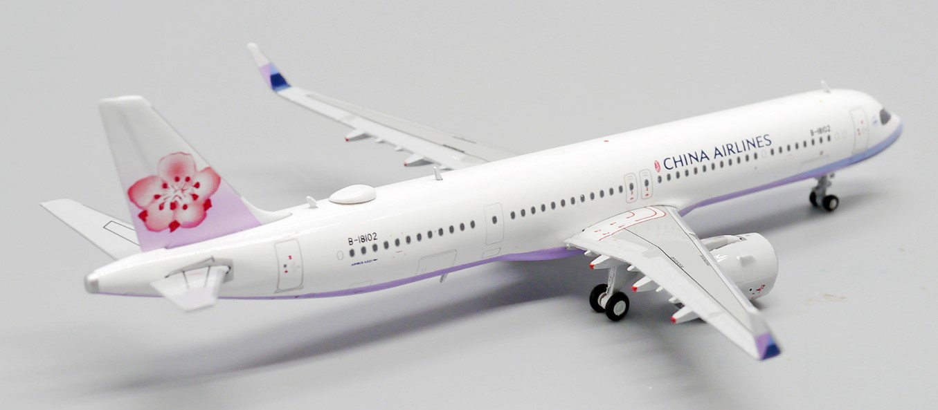 特价 JC Wings 1:400 中华航空 A321Neo B-18102 合金飞机模型 - 图0