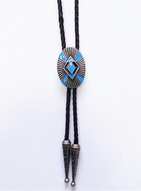 波洛领绳昊泉合金雕花坠男女通用