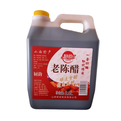 包邮清徐厨韵老陈醋2.5L桶装山西特产调味凉拌泡花生黑豆姜蒜海鲜 - 图3