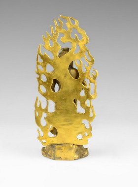 纯黄铜不动明王摆件不动尊者属鸡生肖摆家用装饰神像工艺品中式