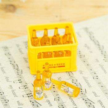 ຮຸ່ນຂອງຊຸບເປີມາເກັດ miniature simulation mini food toy bottle beer toy model shooting props ornaments