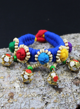 云南民族风铃铛手链渡