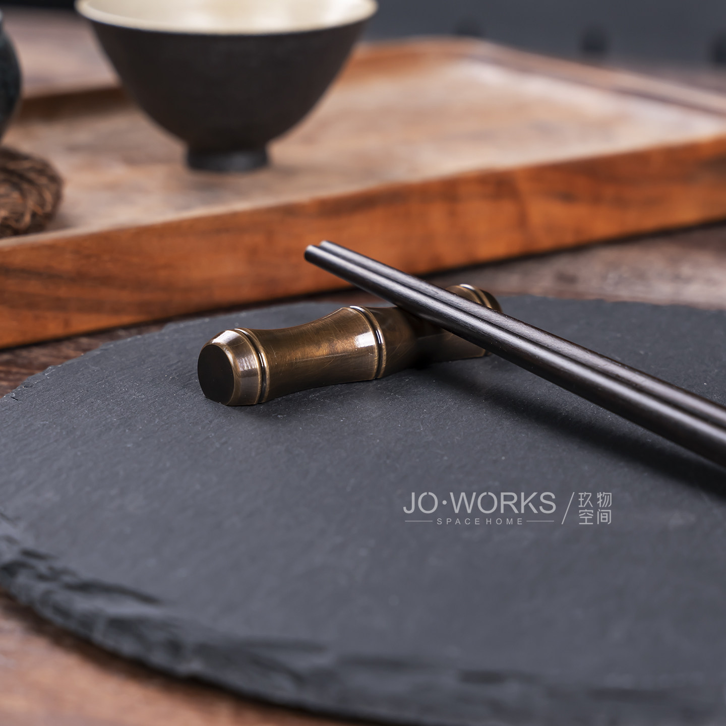 黄铜竹节造型筷架中式酒店金属工艺品质餐厅筷托日式复古筷勺架,淘宝优惠券,粉丝福利购,淘宝优惠卷