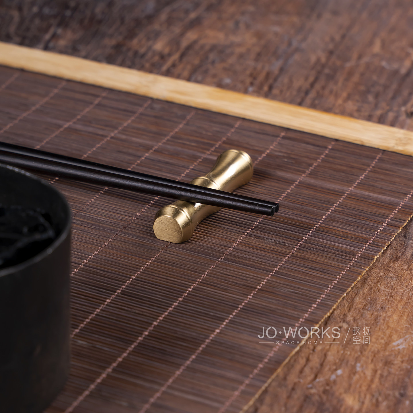 黄铜竹节造型筷架中式酒店金属工艺品质餐厅筷托日式复古筷勺架,淘宝优惠券,粉丝福利购,淘宝优惠卷