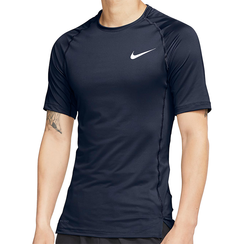 Nike/耐克正品PRO男子短袖训练紧身上衣速干紧身夏季 BV5632-452 - 图3