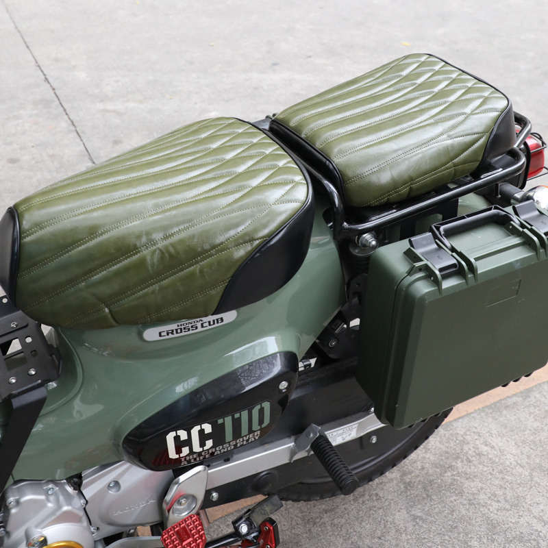 适用本田幼兽CC110坐垫套Cross Cub改装坐套加厚沙发皮革座垫套,淘宝优惠券,粉丝福利购,淘宝优惠卷