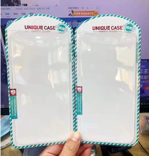 绿边插卡手机壳包装盒6.0寸6.5寸通用 苹果iphone13promax插卡款 - 图1