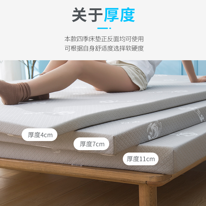 柔软款海绵床垫加厚高密高回弹单双人床垫150/180经济床垫可拆洗