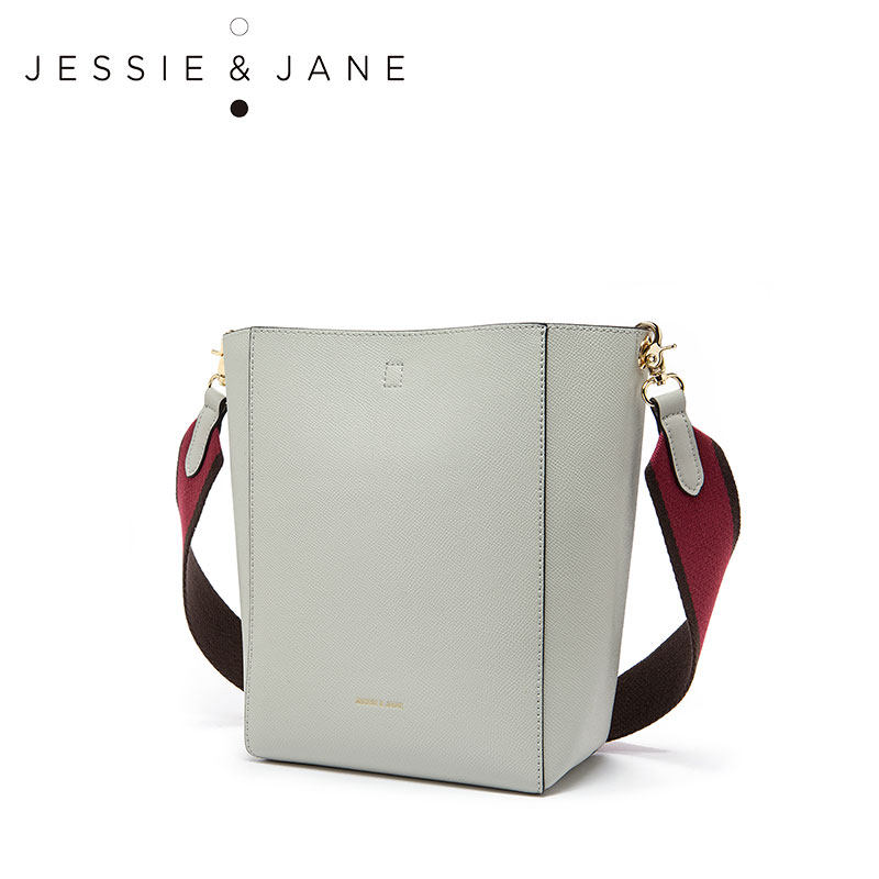 jessiejane撞色宽肩带2285水桶包 jessiejane女士包袋
