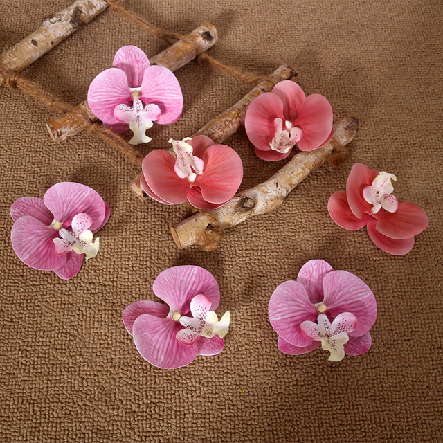 8cm new color simulated flower Phalaenopsis single petal 8cm new color simulated flower Phalaenopsis single petal
