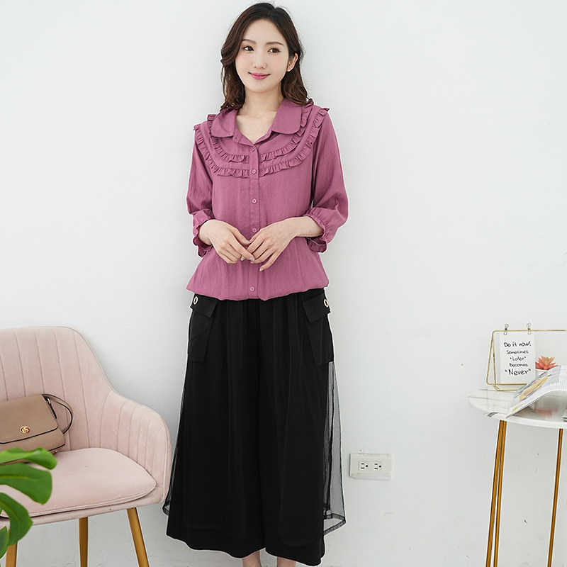 艾依琪格大码裙裤女2025新款胖mm韩版松紧腰网纱阔腿裤胖妹妹长裤,淘宝优惠券,粉丝福利购,淘宝优惠卷