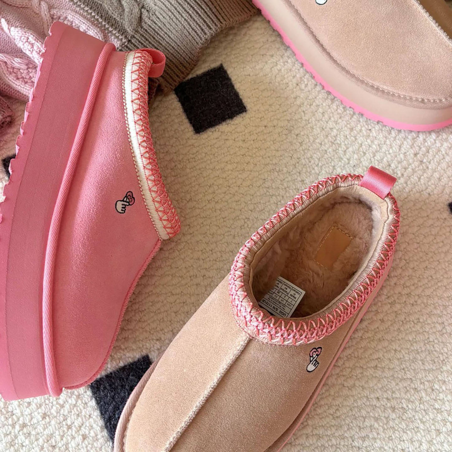 包头一脚蹬厚底懒人毛毛乐福鞋女25秋冬新款保暖外穿半拖雪地棉鞋,淘宝优惠券,粉丝福利购,淘宝优惠卷