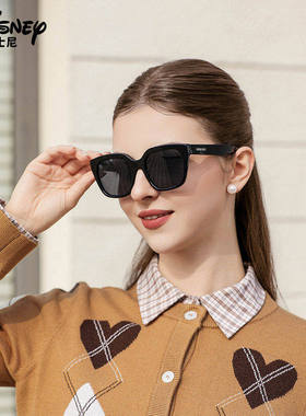 迪士尼墨镜女款2025新款高级感开车专用偏光适合方圆脸防紫外线