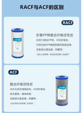 10寸桑泽ACF纤维活性炭滤芯抑菌