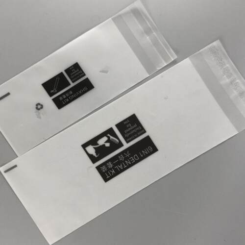 酒店一次性用品牙刷梳子包装袋 六件套剃须刀磨砂自封袋子 包装盒 - 图2
