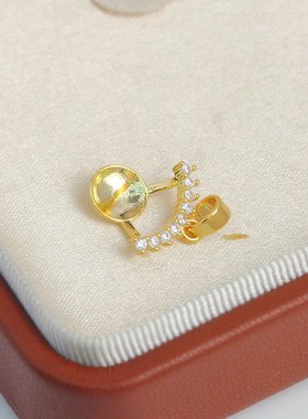 DIY珍珠配件一字型吊坠空托