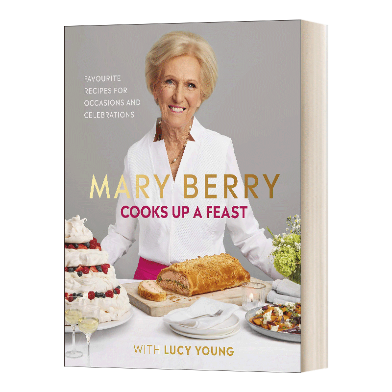 Mary Berry Cooks Up a Feast 玛丽·贝瑞斯精心准备美食 精装 - 图0