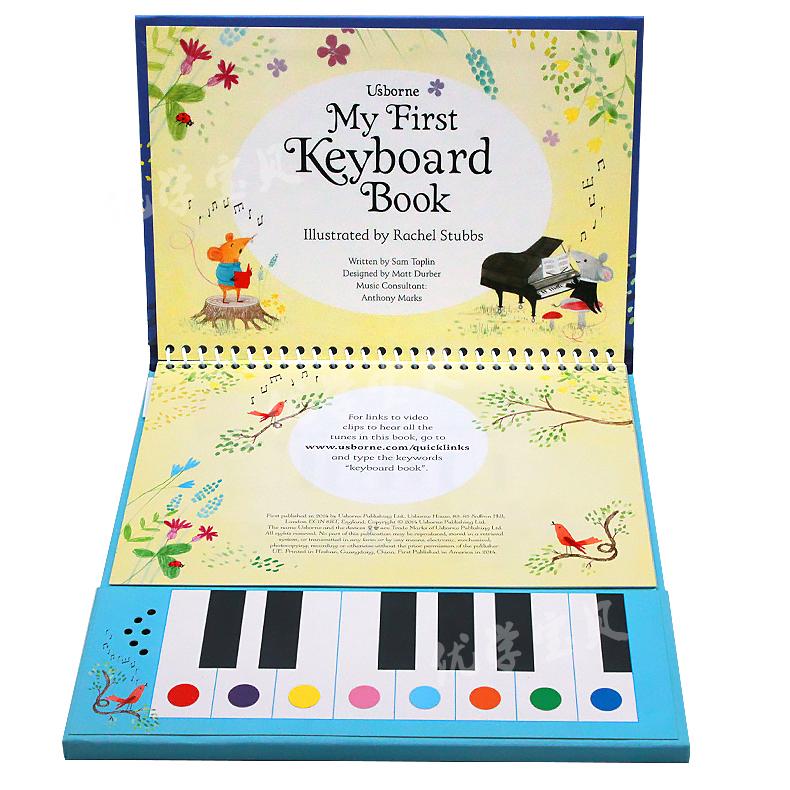 Usborne My First Keyboard Book Musical Books 尤斯伯恩 我的第1本钢琴书音乐发声书 英文原版儿童艺术音乐启蒙英语绘本 - 图2