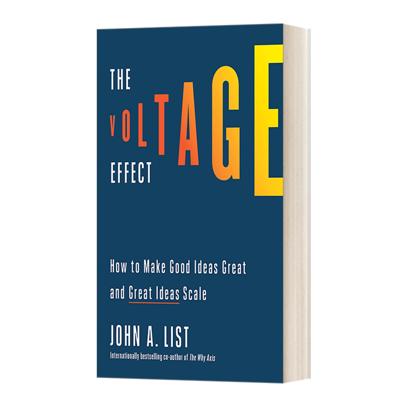 英文原版 The Voltage Effect 电压效应 如何让好的想法变得伟大，让伟大的想法变得规模化 John A. List 英文版 进口英语原版书籍