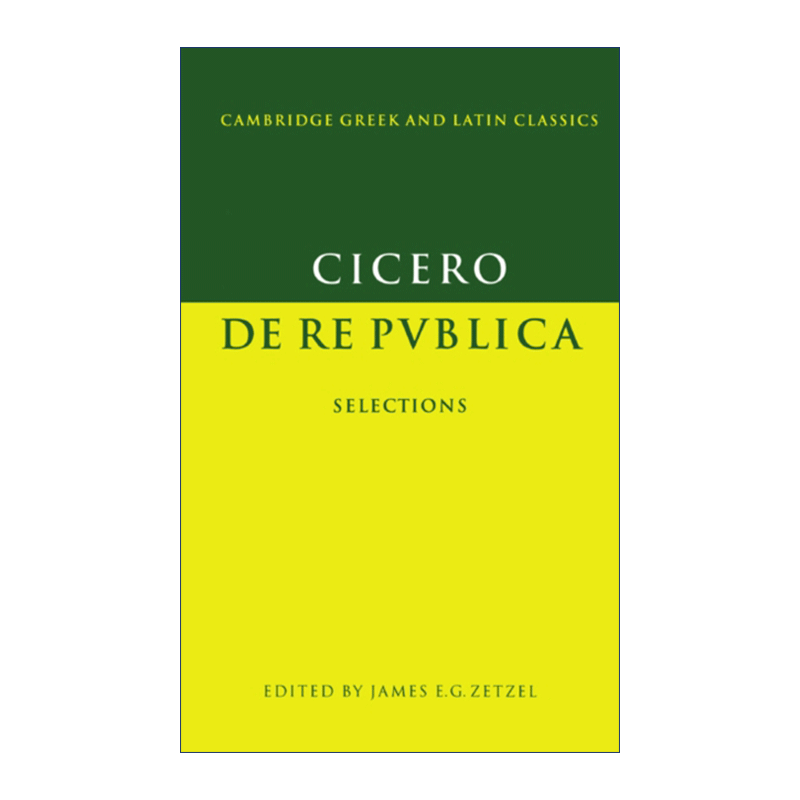 英文原版 Cicero De re publica 西塞罗 论国家 剑桥希腊拉丁语经典系列 原文加学者注释 英文版 进口英语原版书籍