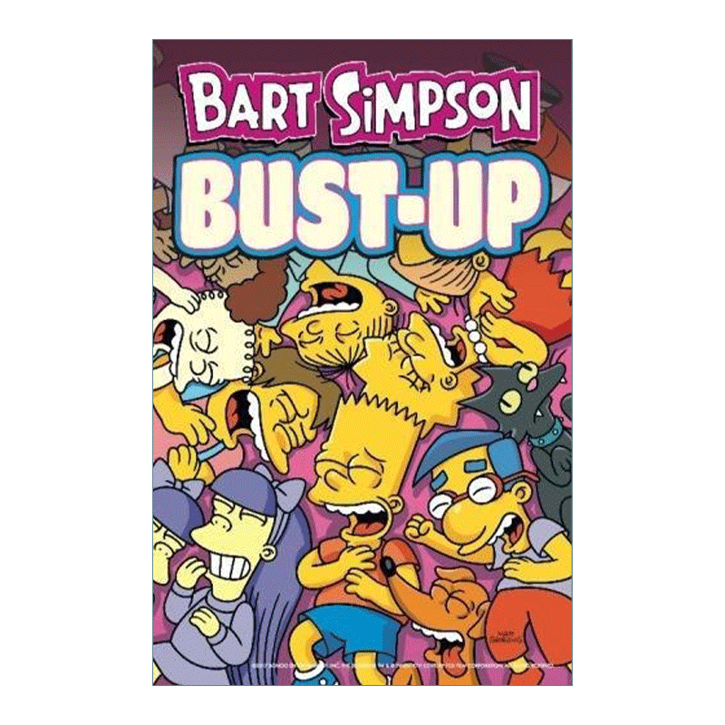 Bart Simpson Bust Up辛普森一家漫画破产了英文原版漫画读物进口英语书籍-图0