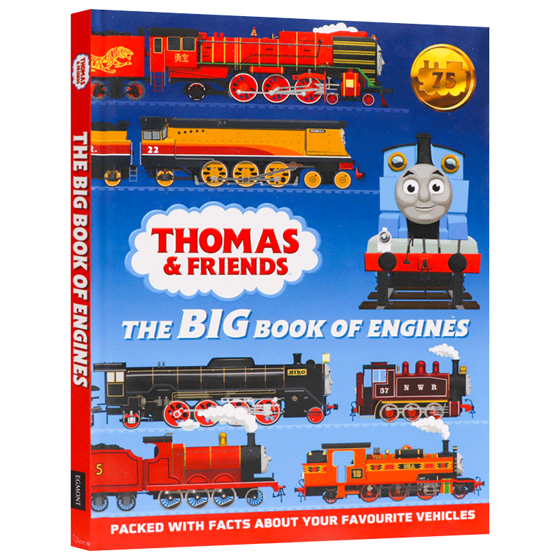托马斯和朋友们 精装 Thomas & Friends The Big Book of Engines 小火车大书 英文原版儿童绘本 进口英语启蒙读物书籍