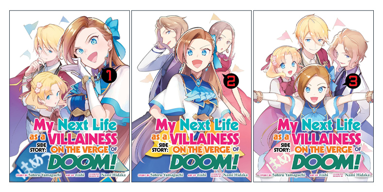 英文原版 My Next Life as a Villainess Side Story On the Verge of Doom! 系列 3册套装 同名动漫漫画 英文版进口英语原版书籍 - 图0