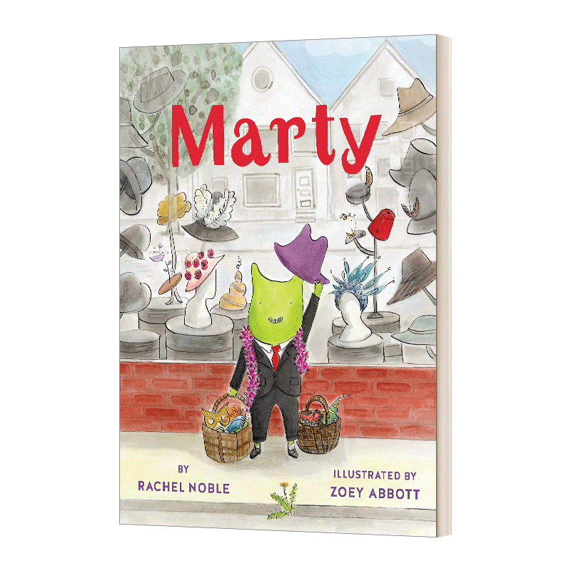 Marty 马蒂 3-7岁儿童孤独小趣味故事绘本 精装
